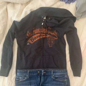 San Francisco Giants hooded zip up sweatshirt
